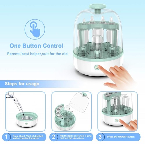 #1 Esterilizador de Biberones Eléctrico, Electric Steam Bottle Sanitizer Clean - Picture 3 of 8