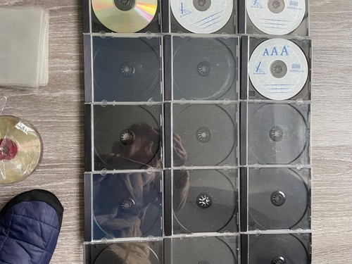 24 x Jewel CD Cases, 20+ Plastic CD Wallets & At Least 5 Recordable CDs Bundle - Afbeelding 4 van 5