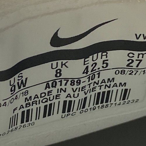 Nike Lunarlon Vapor Pro BOA Mens Size 9 Wide Golf Shoes Navy White AQ1789-101 - Picture 12 of 12