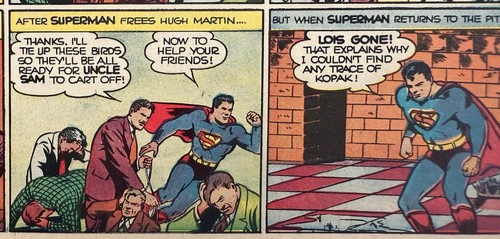 SUPERMAN Sunday Page #96 - Superman Panels - Aug 31, 1941 - RARE - Picture 5 of 6