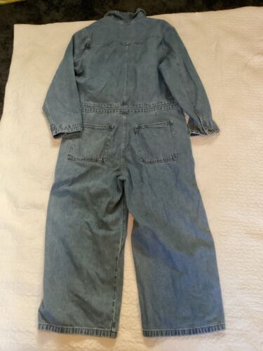 LEVI STRAUSS & CO blue Denim Jumpsuit Boiler Suit BNWT size XL - Picture 6 of 10