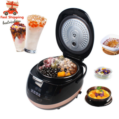 5L Commercial Automatic Nonstick Pot Tapioca Bubble Tea Pearl Maker Machine