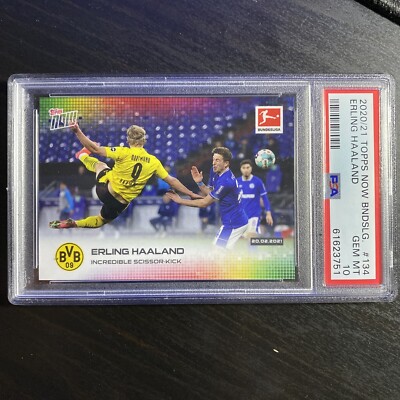 【PSA10】2020 Topps Now ERLING HAALAND 2020-21 Topps Now Bundesliga ERLING HAALAND - #83 PSA 10 | eBay