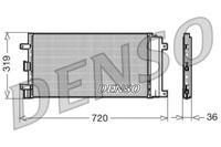 Denso DCN09042 Kondensator, Klimaanlage FüR Fiat