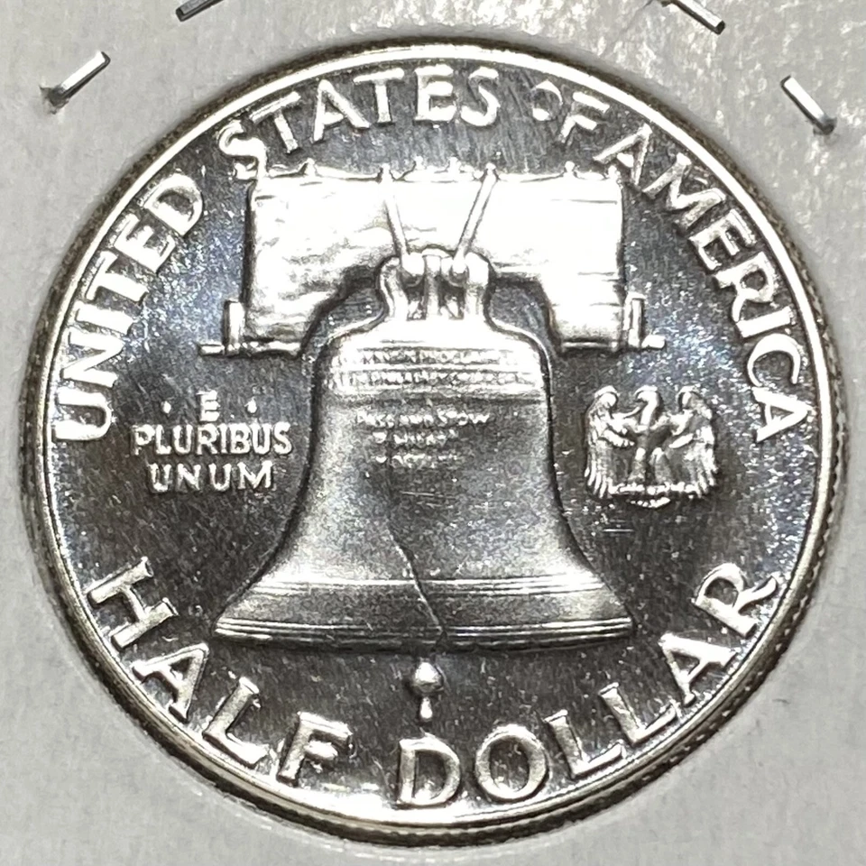 1956 Type 1 Franklin Half Dollar GEM PROOF E617 - Image 2 of 2
