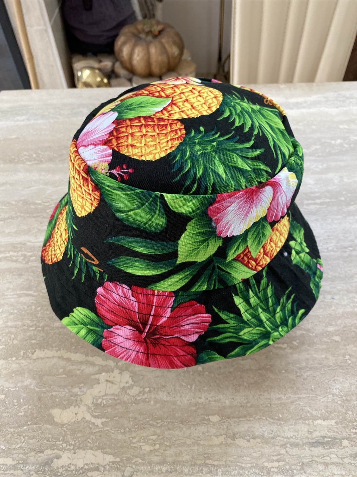 Hawaiian Pineapple Bucket Hat Trendy Unisex Adult Size by Local Design-image