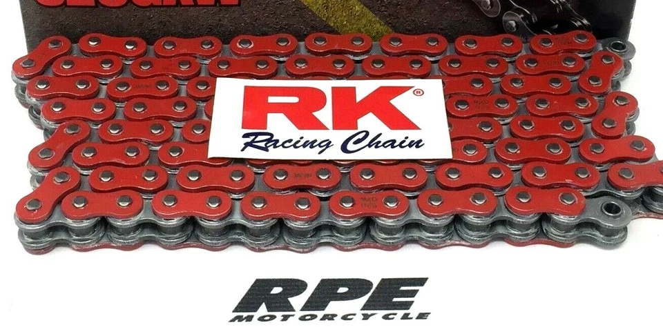 Kit de cadena y piñones de relación QA Yamaha FZ6 RK MAX-X 520 15/47 rojo 2004-09 FZ-6 Foto 3 de 4