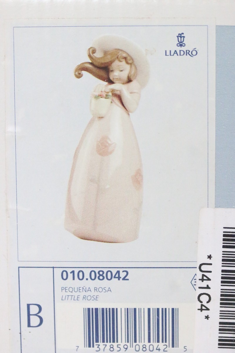 値下げリヤドロリトルローズ少女 8042 LLADRO LITTLE ROSE Little Rose Girl Figurine | Lladró® USA