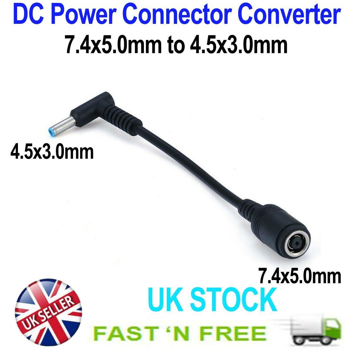 Adattatore Cavo Caricabatterie Da 7,4 Mm A 4,5 Mm Per Notebook Dell E HP - Convertitore CC