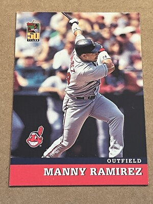2001 TOPPS / POST CEREAL COLLECTOR'S SERIES - MANNY RAMIREZ INDIANS #7 OF 18