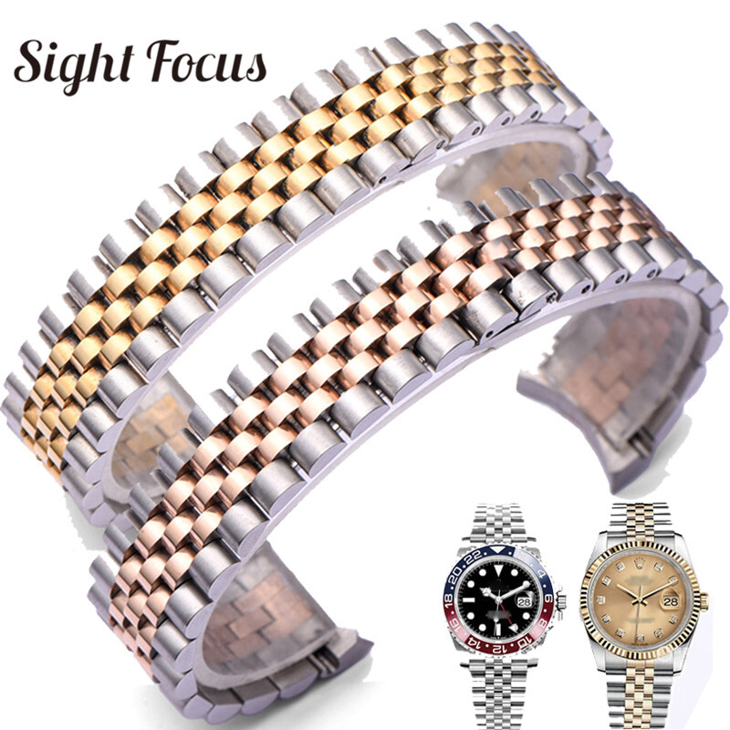 Jubilee Watch Strap Bracelets For Rolex Datejust Daydate Oyster - Main Image