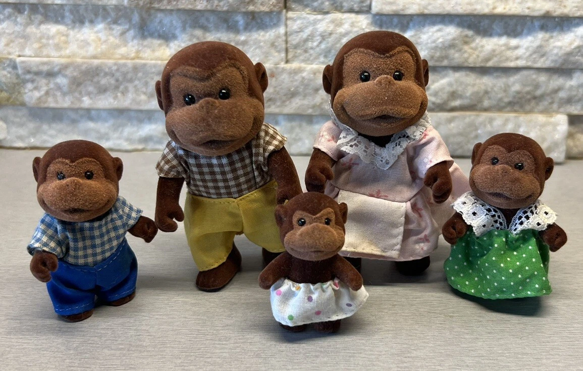 Monkey Family Sylvanian Families Dolls & Doll Playsets for sale