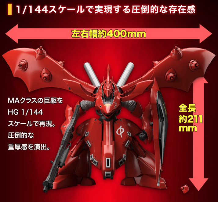 Nightingale Gundam HGUC 1/144 plastic Model Kit Bandai MSN