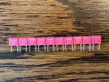 10 New .15 uF 63V Wima MKS Film Capacitors for Stereo Rebuilds 5mm Pitch (Qty)