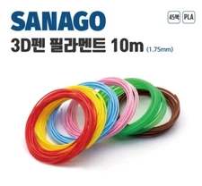 SANAGO 3D Pen PLA Filament 20 Color Set 1.75mm x 10m