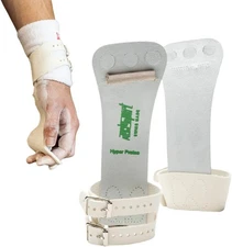 Reisport Protec High Bar Gymnastics Grips Medium, Hyper Double Buckle 