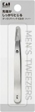 Kai KQ1831 Precision Grip Tweezers Silver Stainless Steel Japan