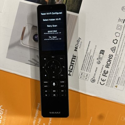 Savant Pro X2 REM-4000SG-00 Space Gray Wireless Smart Remote Control