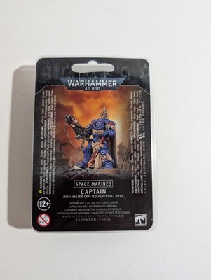 Warhammer 40k Space Marine Captain w/Master-Crafted Heavy Bolt Rifle NEW in BOX