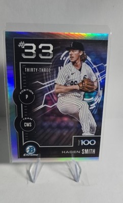 2025 Bowman - Bowman Scouts Top 100 Chrome Hagen Smith #BTP-33 (RC)