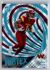 2022 Donruss #VTX-22 Jahan Dotson Vortex Cosmic #/100