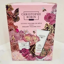 Christophe Robin Dreamy Volume Cleansing Paste & Conditoner - Travel Size - NIB
