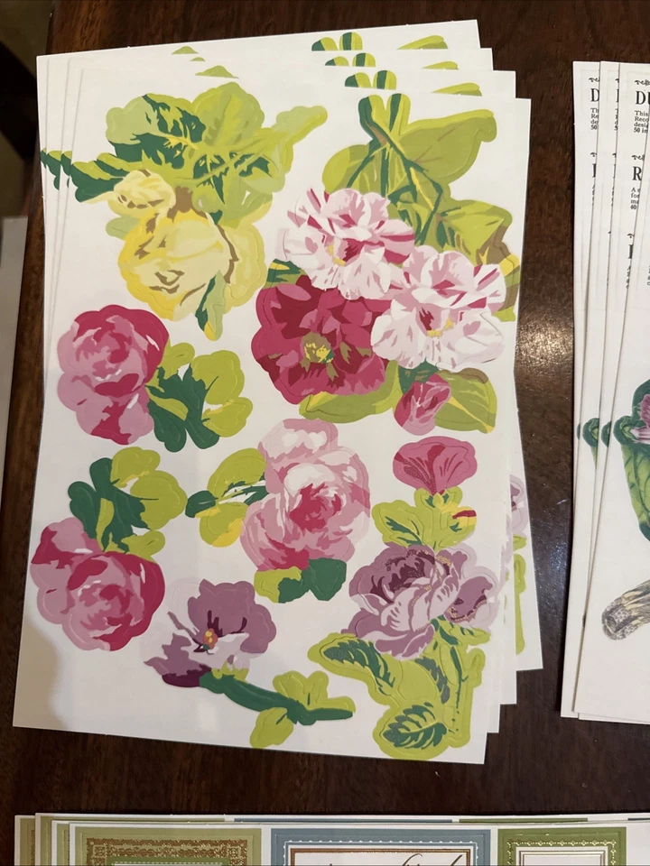 Anna Griffin Pocket Embellishment Diecuts 288 PCS Floral Pattern - 21 - Image 3 of 4