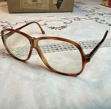 Vintage Guy Laroche Eyeglass GL-Stan 58-20 Orange/Brown (Frames Only)