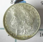 Choice Uncirculated 1885-O Morgan Silver Dollar bit of pretty toning