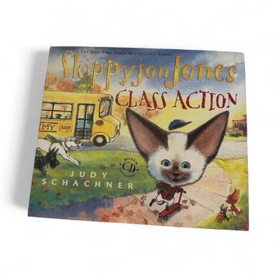 Skippyjon Jones Class Action Hardcover Book with Audio Cd -Preowned