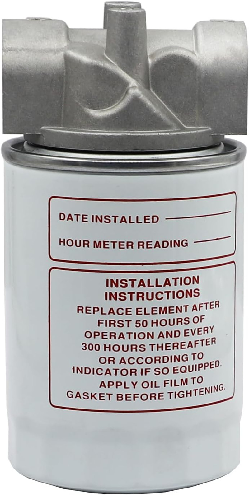 Hydraulic Oil Filter Assembly 10Micron 25GPM 3/4� NPT 1"-12 Thread Spin-On 22...