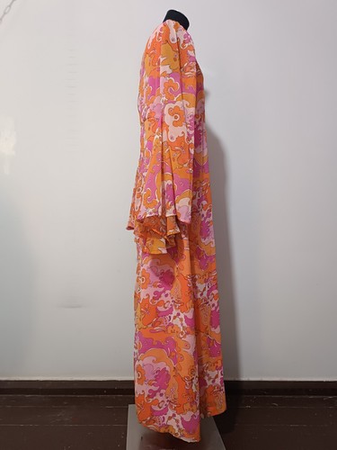 Dawn O'Porter * Joanie Collaboration Midaxi Floral Pinacolada Dress UK14/L - Picture 8 of 14