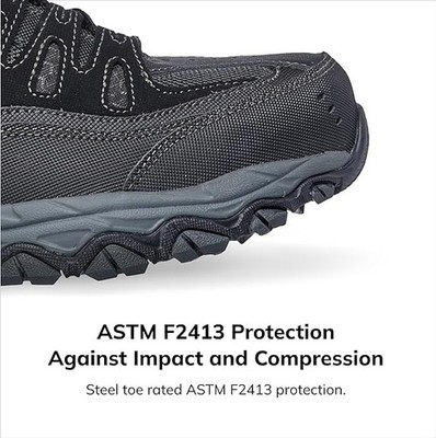 NEW Skechers Men's Cankton Steel Toe Electrical Hazard