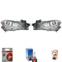 Halogen Scheinwerfer Set H11 FüR Mazda 3 Stufenheck Inklusive Lampen