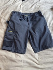 Stanley Work Shorts Grey Holster Pockets Size 32