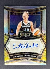 2025 Panini Select WNBA - Signatures Courtney Vandersloot Silver PRZ #SG-CV (AU)