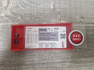 Aura R06NA S2,38  R1 10 Stück Wendeplatten  Neu 