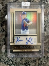 2025 Panini Three and Two Kellon Lindsey Day One Auto /75 Dodgers