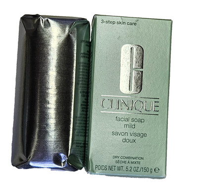Clinique Facial Bar Soap MILD 5.2 oz Dry Combination Skin Full Size ~ New In Box