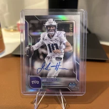 Josh Hoover 2025 Bowman Chrome University Auto /299 TCU Horned Frogs #BCA-JHO