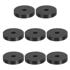 2" OD x 3/8" ID x 3/8" Thickness Rubber Washers Round Rubber Spacer,8Pcs