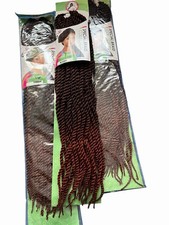 3 Packs Afro Hair Crotchet Twist Braids For Weave On Ponytails Kinky Twist 24?