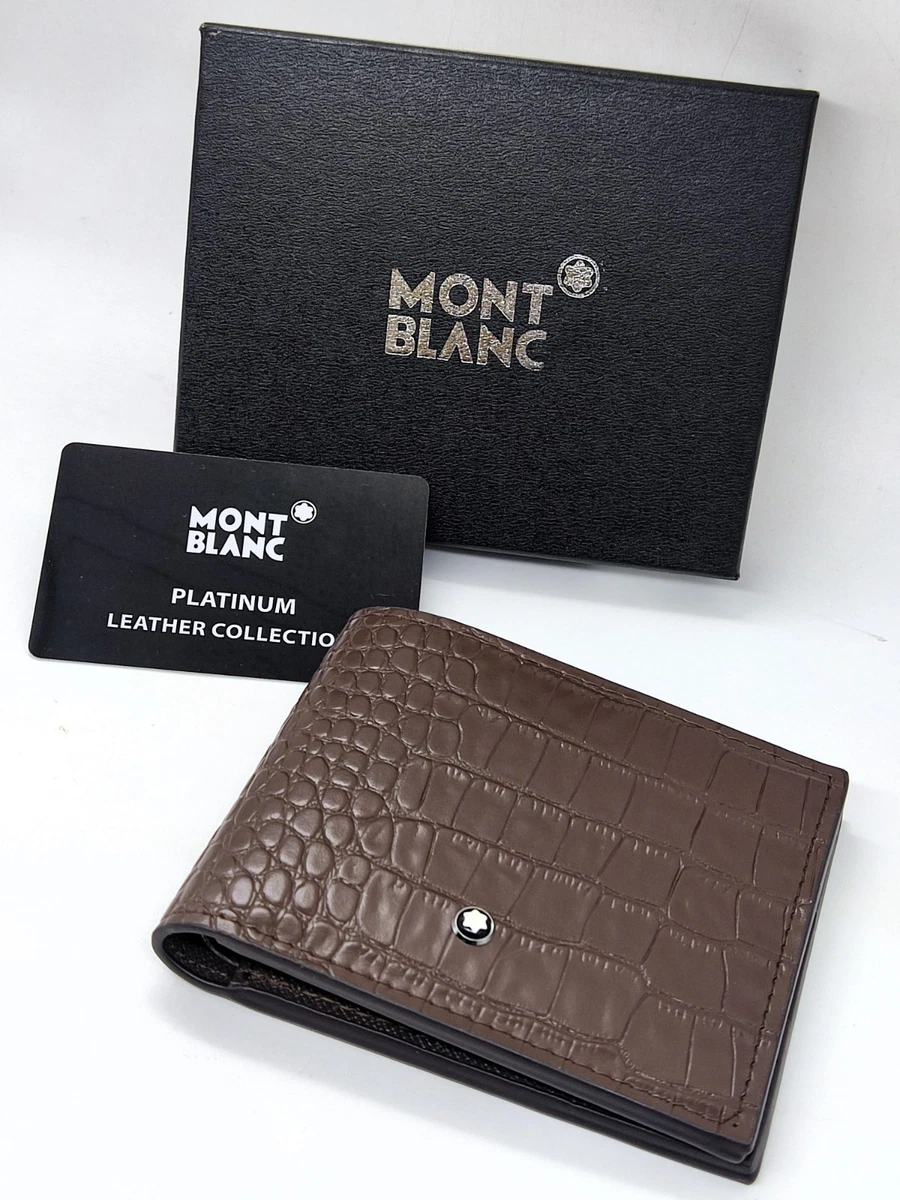 Montblanc Brown Leather Wallets for Men for sale | eBay