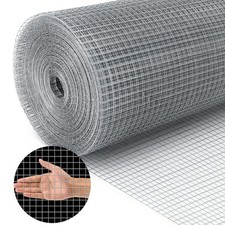 Land Guard 19 Gauge Hardware Cloth, 1/2 Inch Chicken Wire Fence, Galva