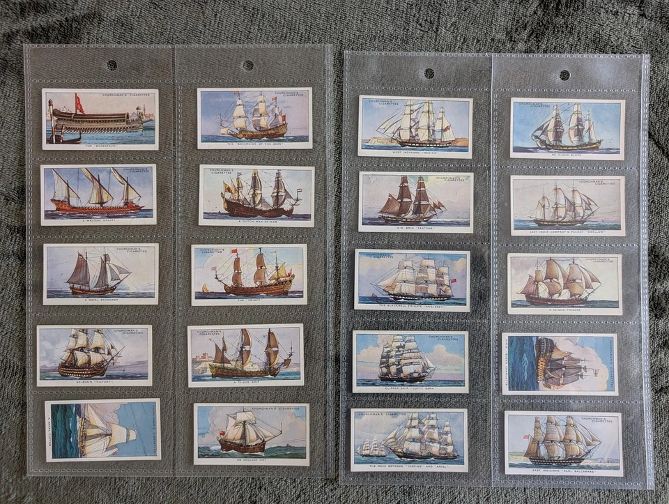 cig009 - Churchman Cigarettes 1937 - The Story of Navigation - Full Set of 48 - Image 2 of 4