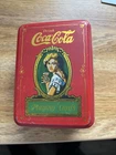 Vintage Coca Cola Playing Cards with Collectable Tin  1980s with two tracks