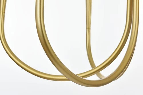 Elegant Lighting LD722D30 Layne 6 Light 30"W Taper Candle Style - Black - Picture 12 of 12