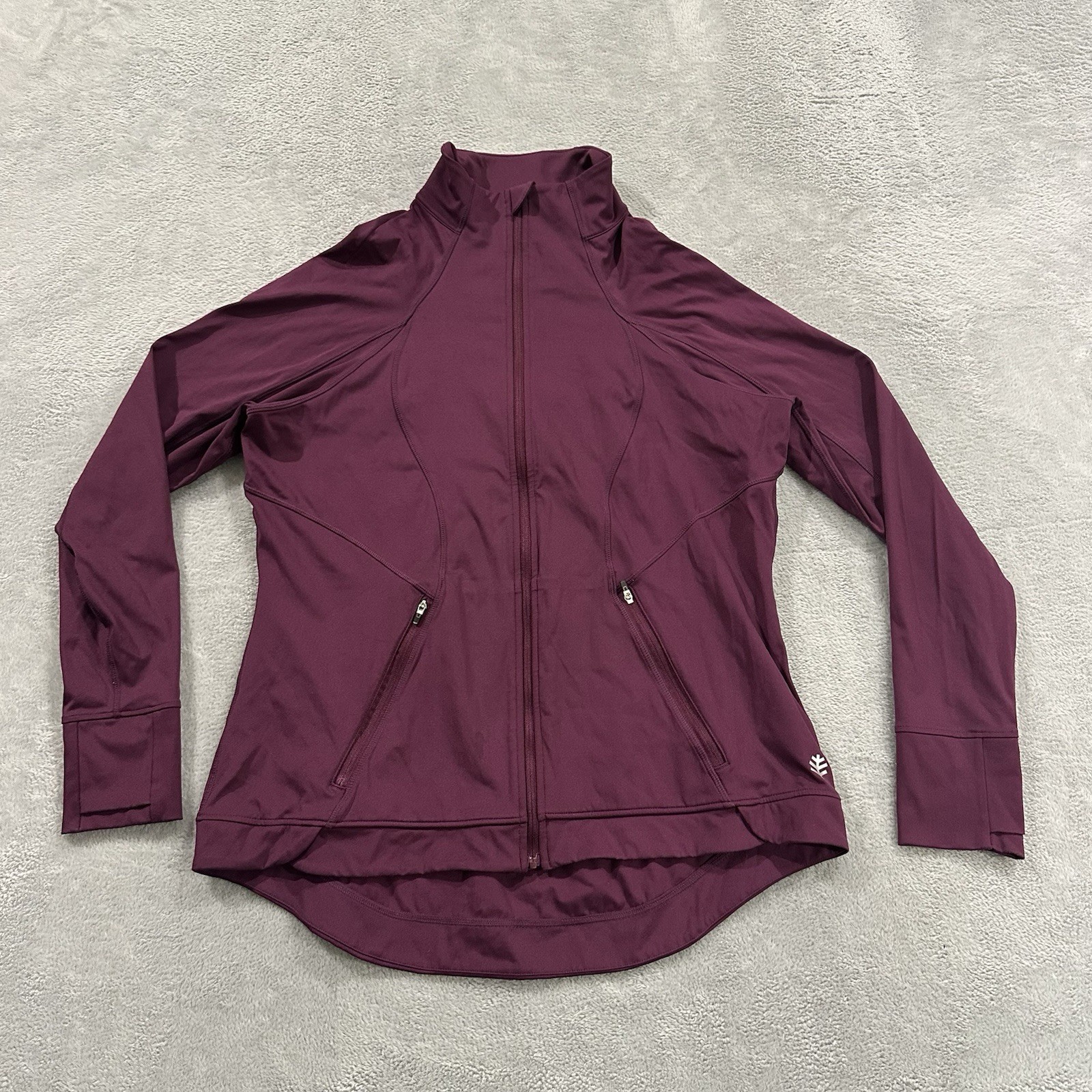 Coolibar Full Zip Active Interval Jacket Women La… - image 1