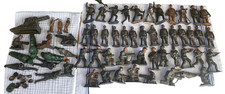VTG Barclay Manoil Soldier Military Figures LOT of MISFITS DAMAGED BROKEN TLC
