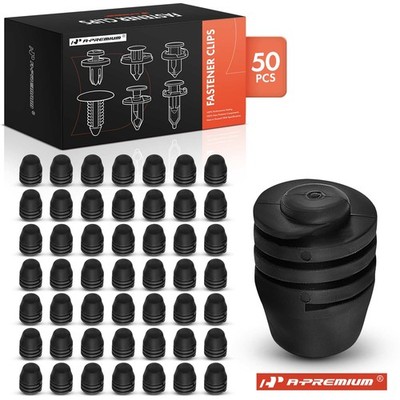 A-Premium 50x 12mm Rubber Bonnet Hood Bumper Stop Buffer Retainer Clips for VW